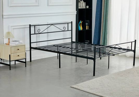 Lit pas cher en métal noir ECO New Design