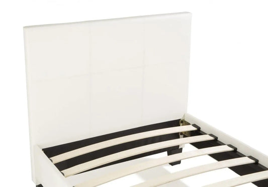 Lit simple simili blanc SOFT New Design