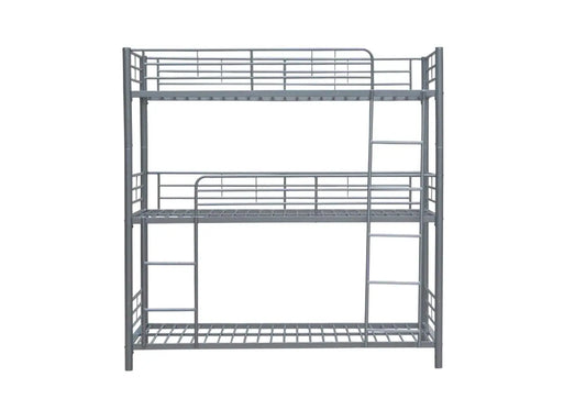 Lit superposé 3 places gris ENZA New Design