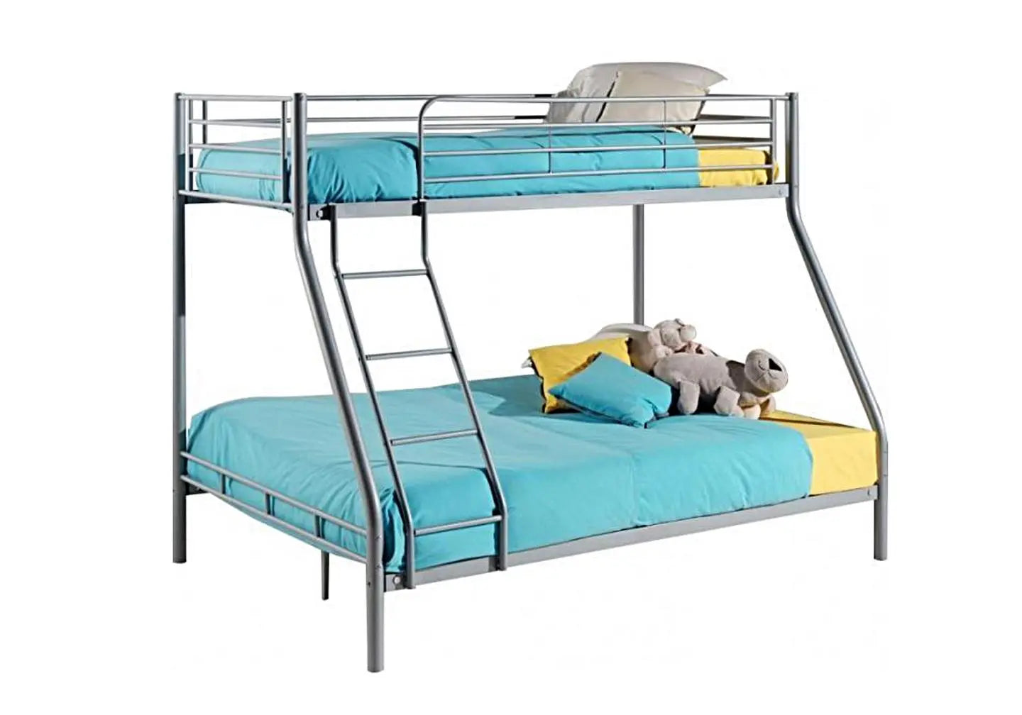 Lit superposé 3 places métal gris ELIF New Design