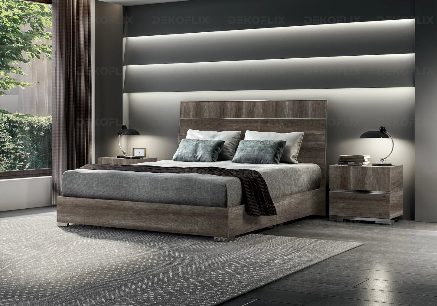 Dea - Miroir de Chambre Design - Élégance et Lumière - Italy