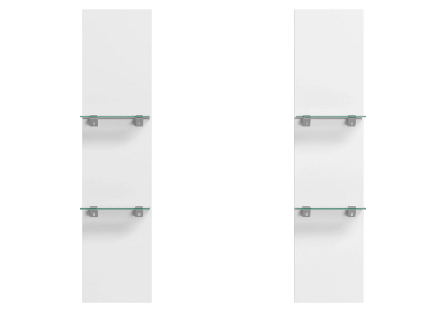 Meuble TV Moderne Blanc Béton – Modèles 3 ou 4 Portes Treviso Status