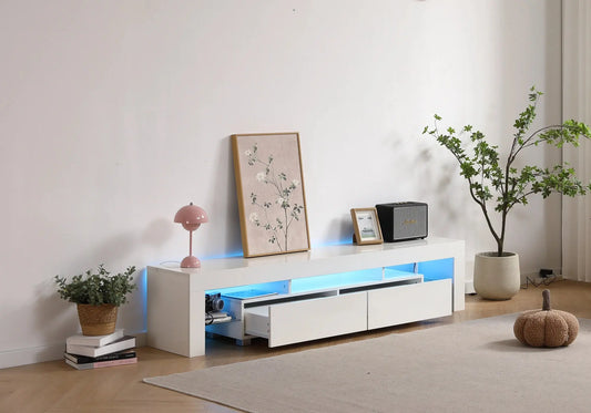 Meuble banc tv marbre blanc MARGOT New Design