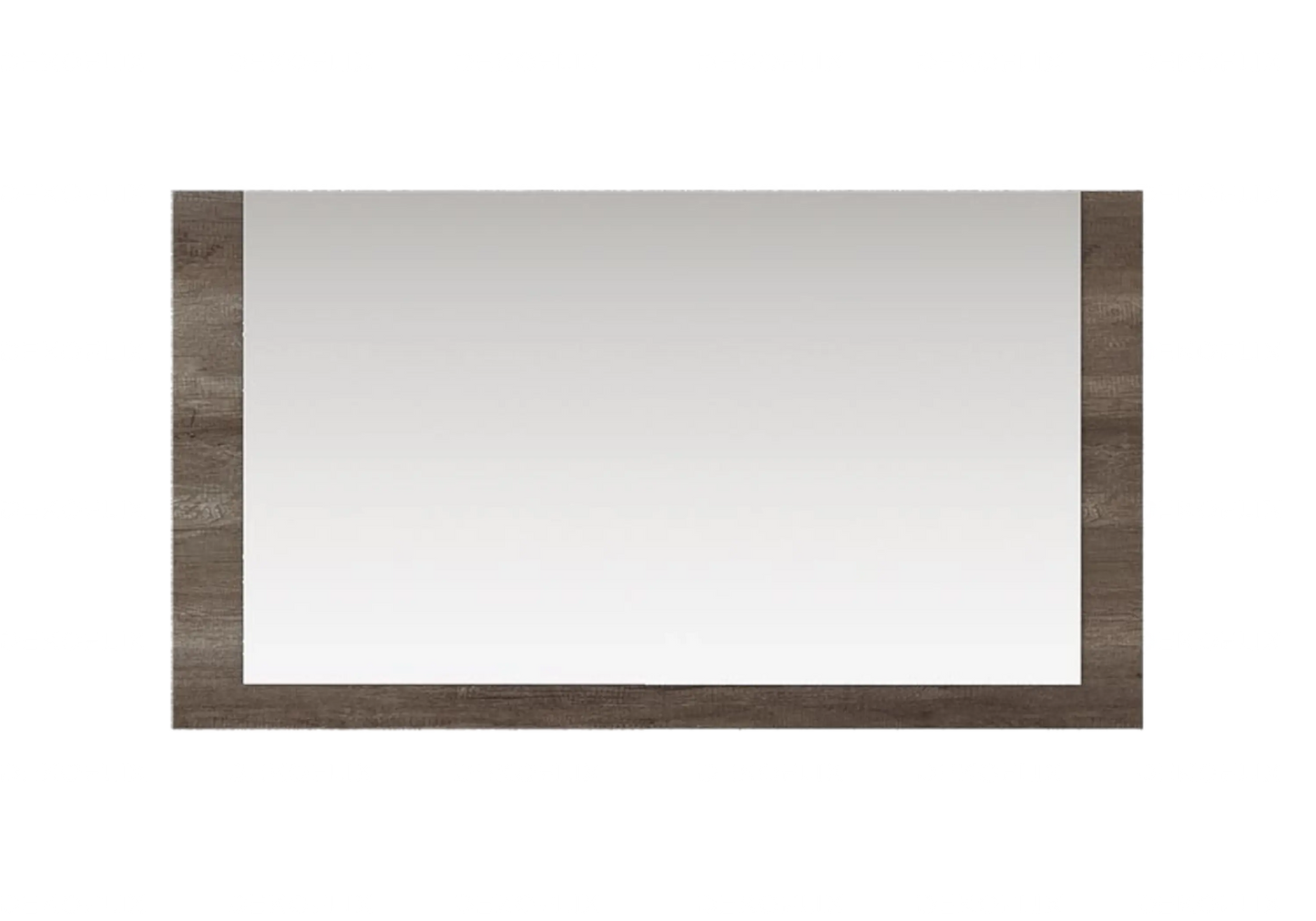 Miroir Chêne Nostalgique Mural Salle à Manger - Collection Medea Status