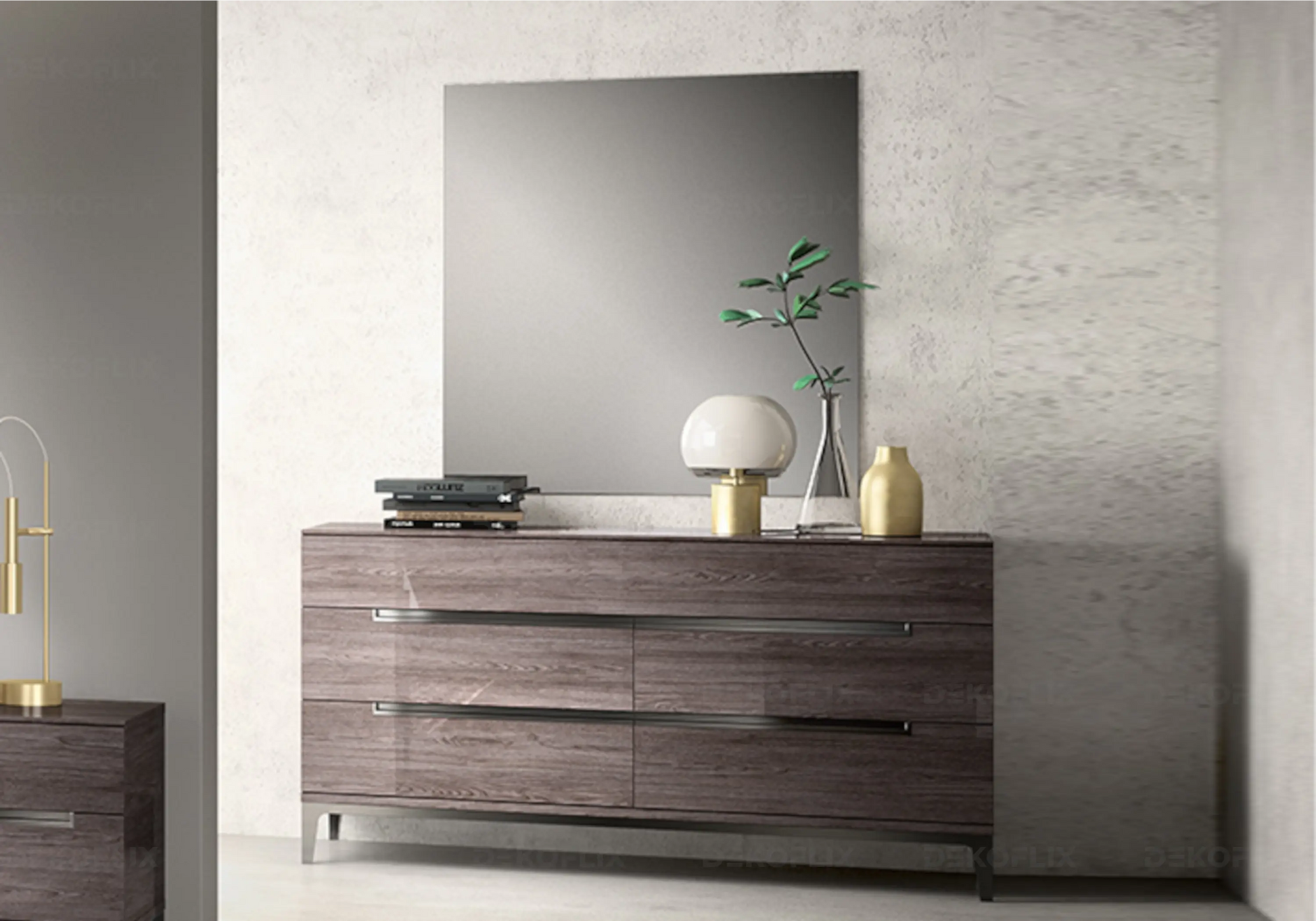 Miroir Design Italien Chambre – Viola Rectangulaire Status