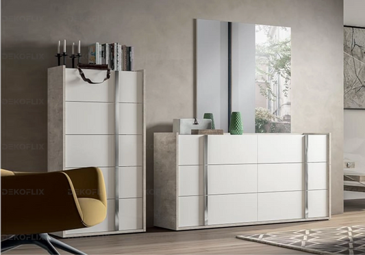 Miroir Moderne Chambre Treviso, Style Italien Raffiné Status