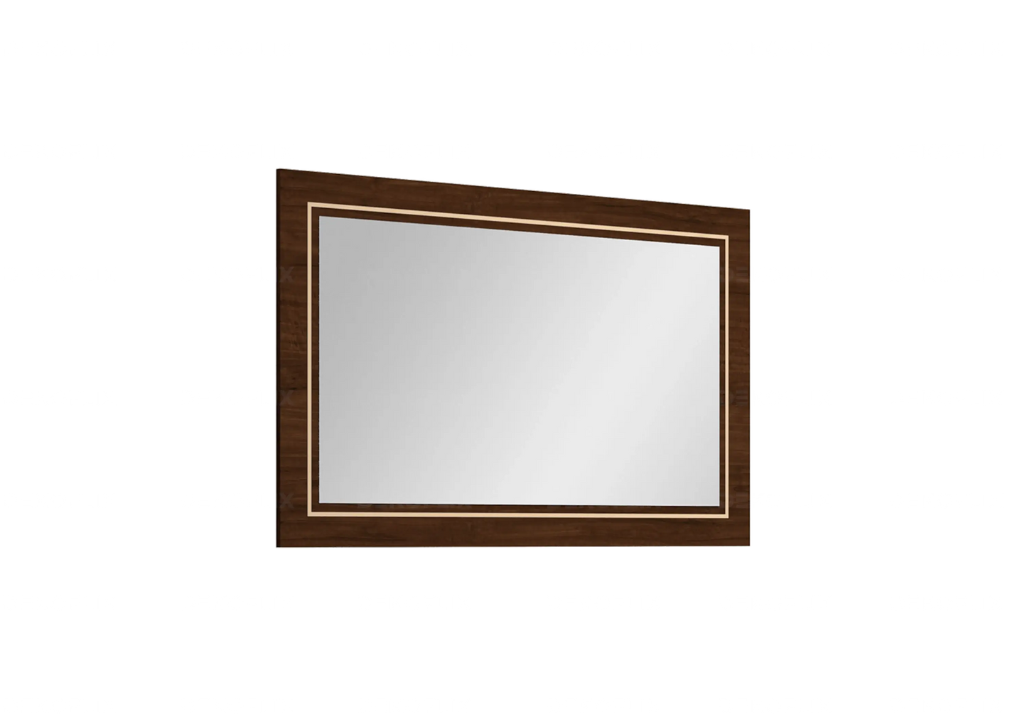 Miroir Mural Noyer Doré – Élégance Eva DEKOFLIX