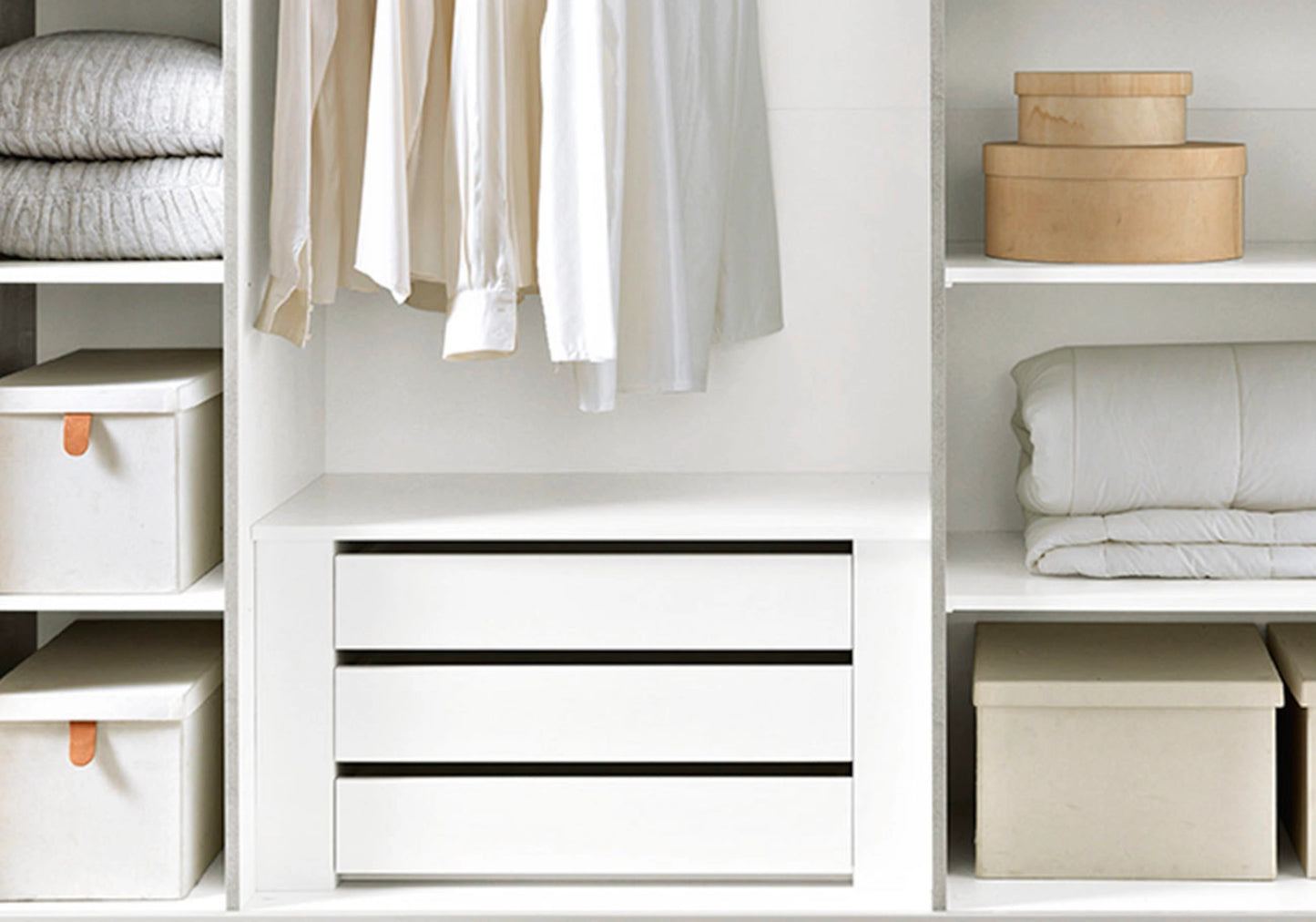 Armoire Chambre Moderne Bois Corde – Collection Nora