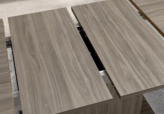 Salle à manger capitonné noyer nickel LEILA CG Italy