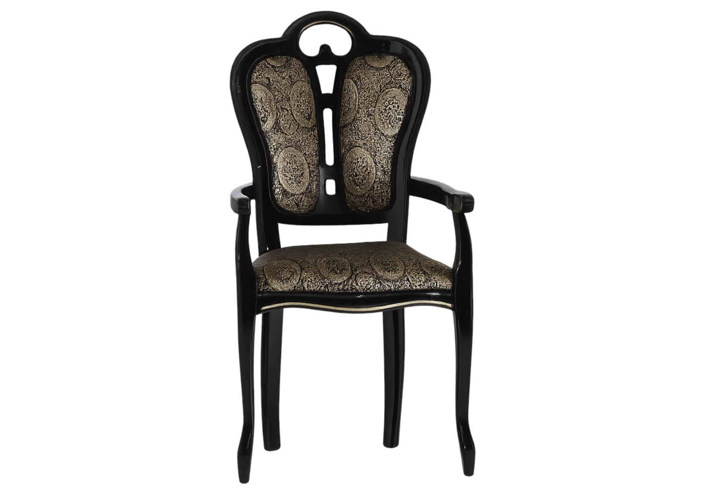 Ensemble meubles de salon baroque noir doré - NOBILE