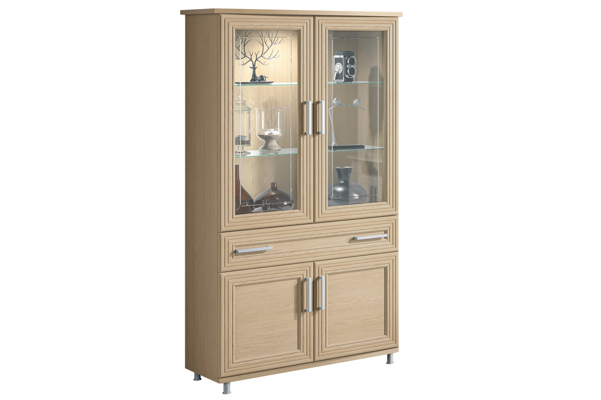 Ensemble meuble salon chêne clair – NATURA