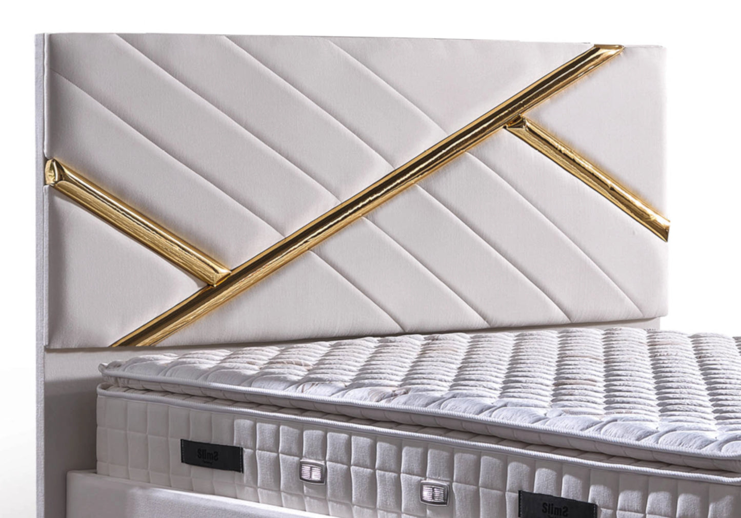 Lit coffre complet avec matelas tête de lit - TOKYO