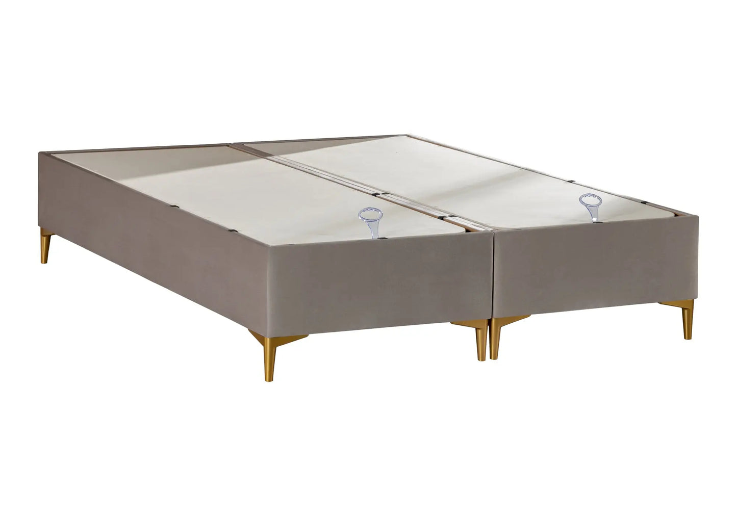 Sommier coffre rangement marron SERRA - DEKOFLIX