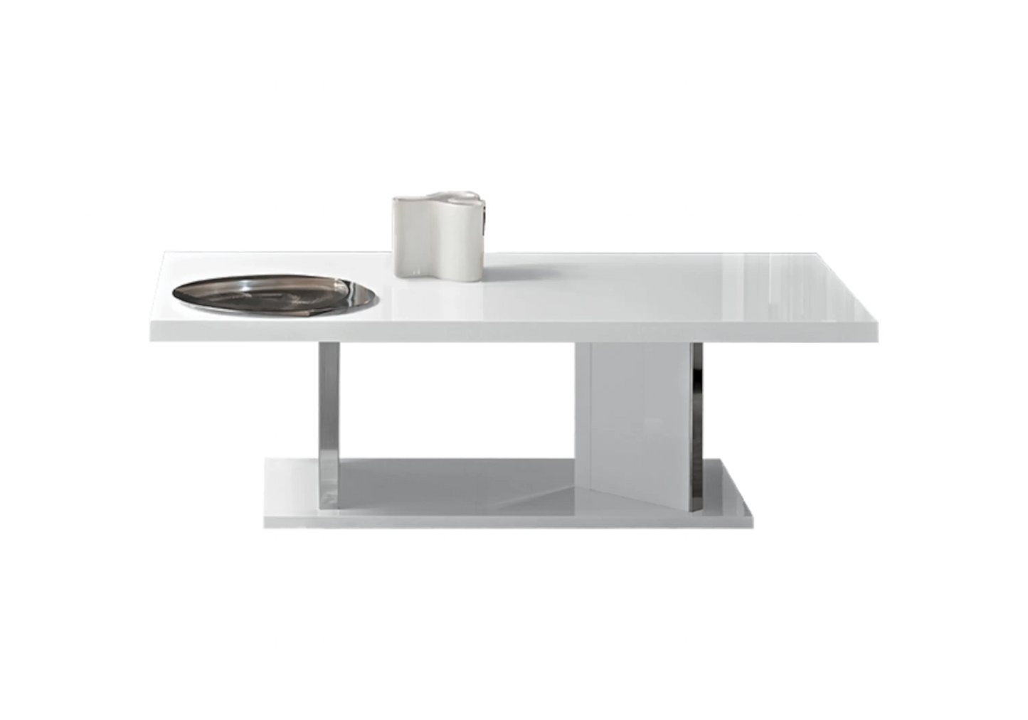 Table Basse Blanche Design et Élégante – LISA – Table de Salon DEKOFLIX