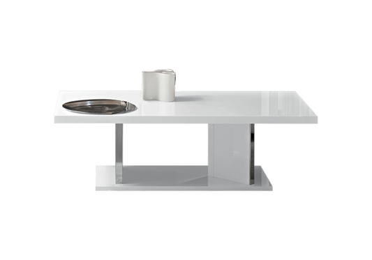 Table Basse Blanche Design et Élégante – LISA – Table de Salon DEKOFLIX