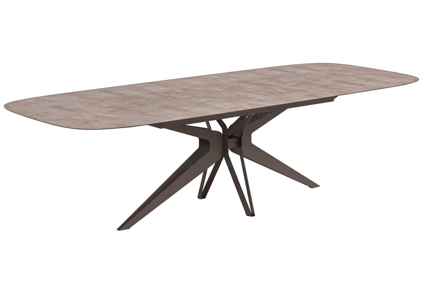 Table à Manger en Marbre Doré Nora – Élégance Grand Format Status