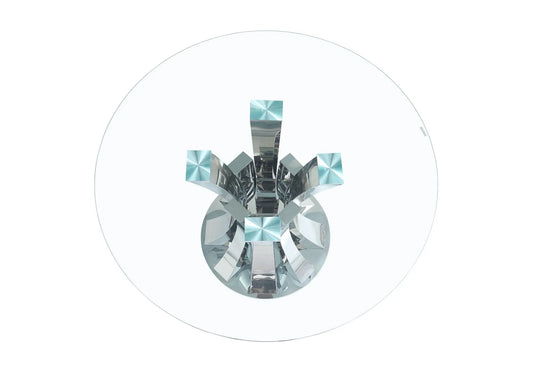Table à manger chrome transparent SIDY New Design