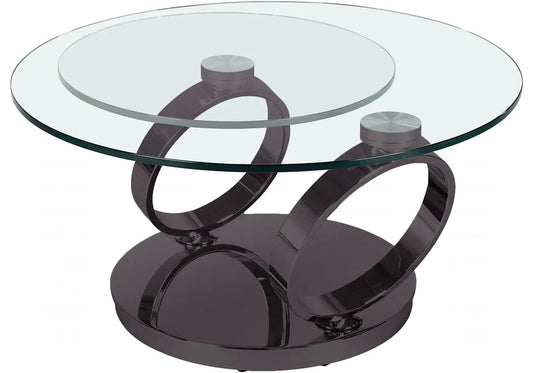Table basse articulée en verre VARIO New Design