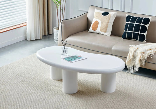 Table basse bois blanc HELEN New Design