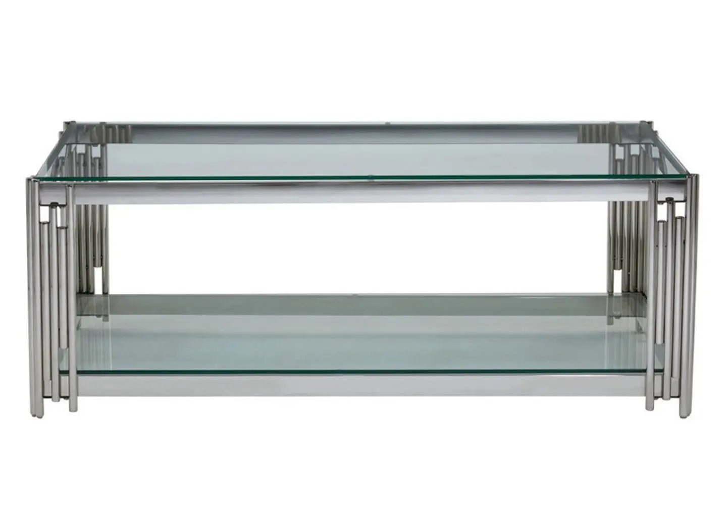 Table basse design chromé verre ÈVE New Design