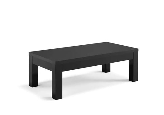 Table basse laqué noir ROMA Italian Mobili