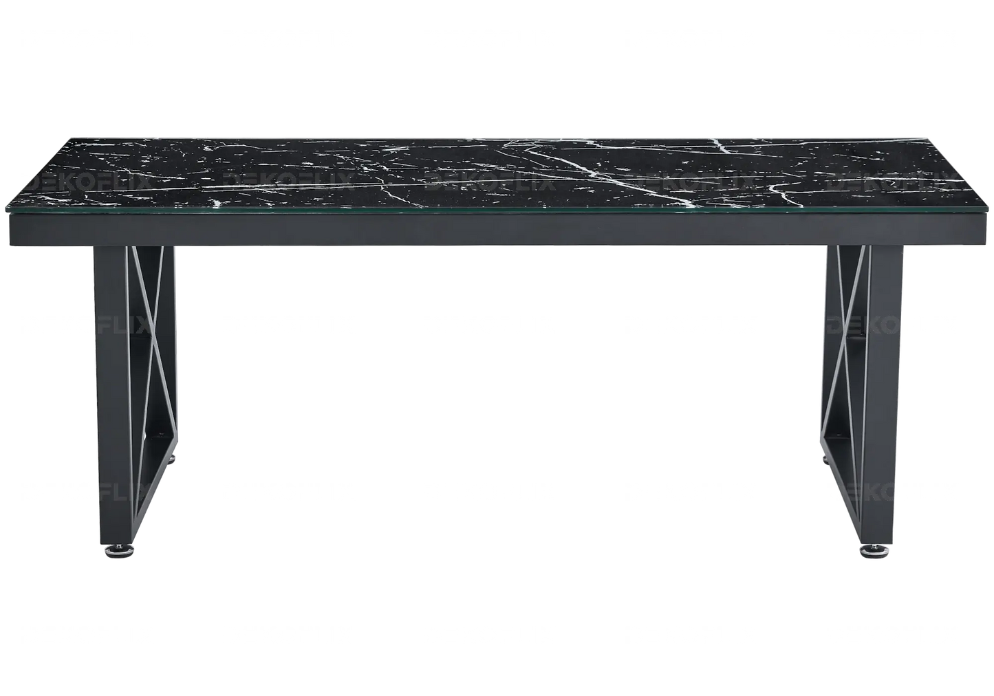 Table basse noire marbre noir CLARA New Design