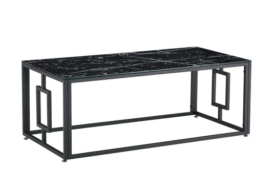 Table basse noire marbre noir GLORY New Design