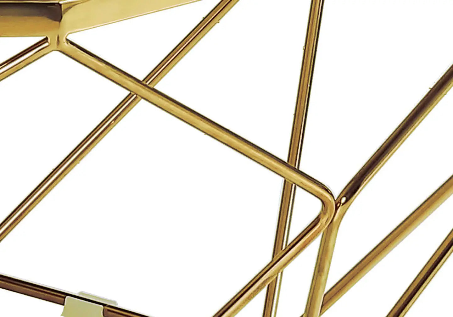 Table basse octogonale doré marbre ILÉA New Design