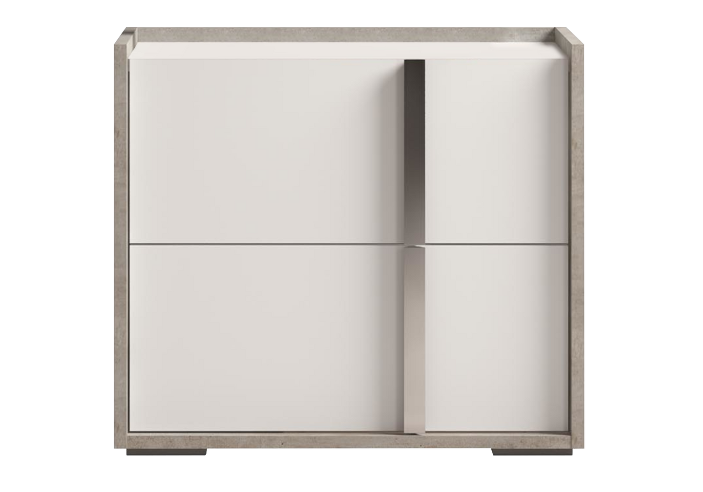 Ensemble chambre 160x200 blanc béton – Treviso