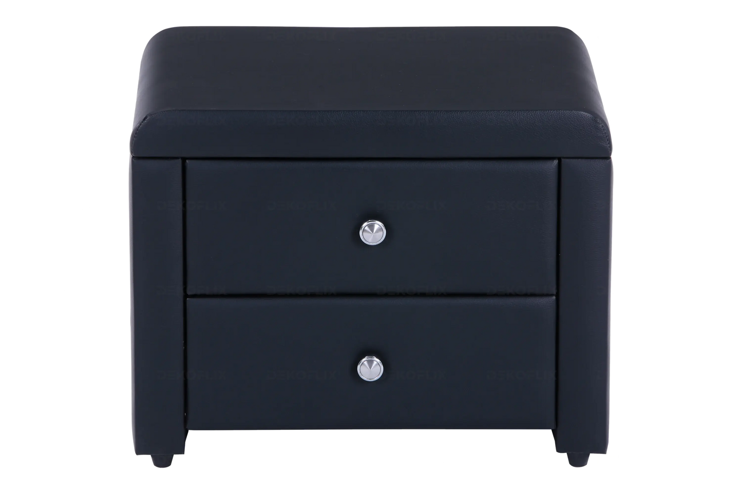 Table de chevet simili noir ANIS New Design