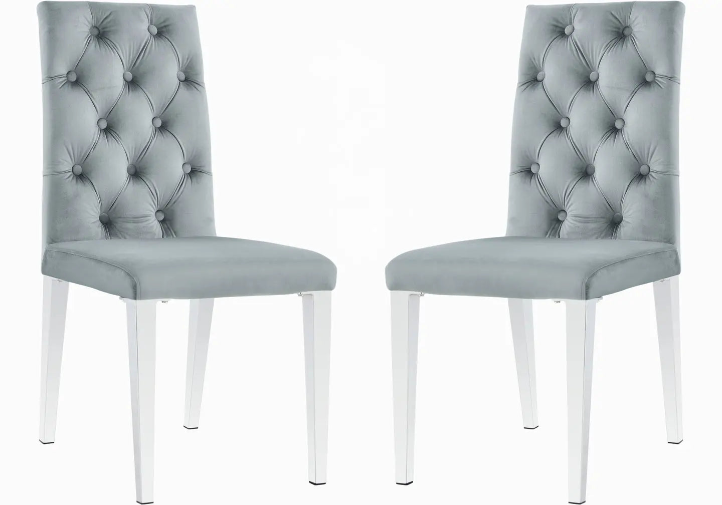 Table et chaises marbre blanc argent CROSS New Design