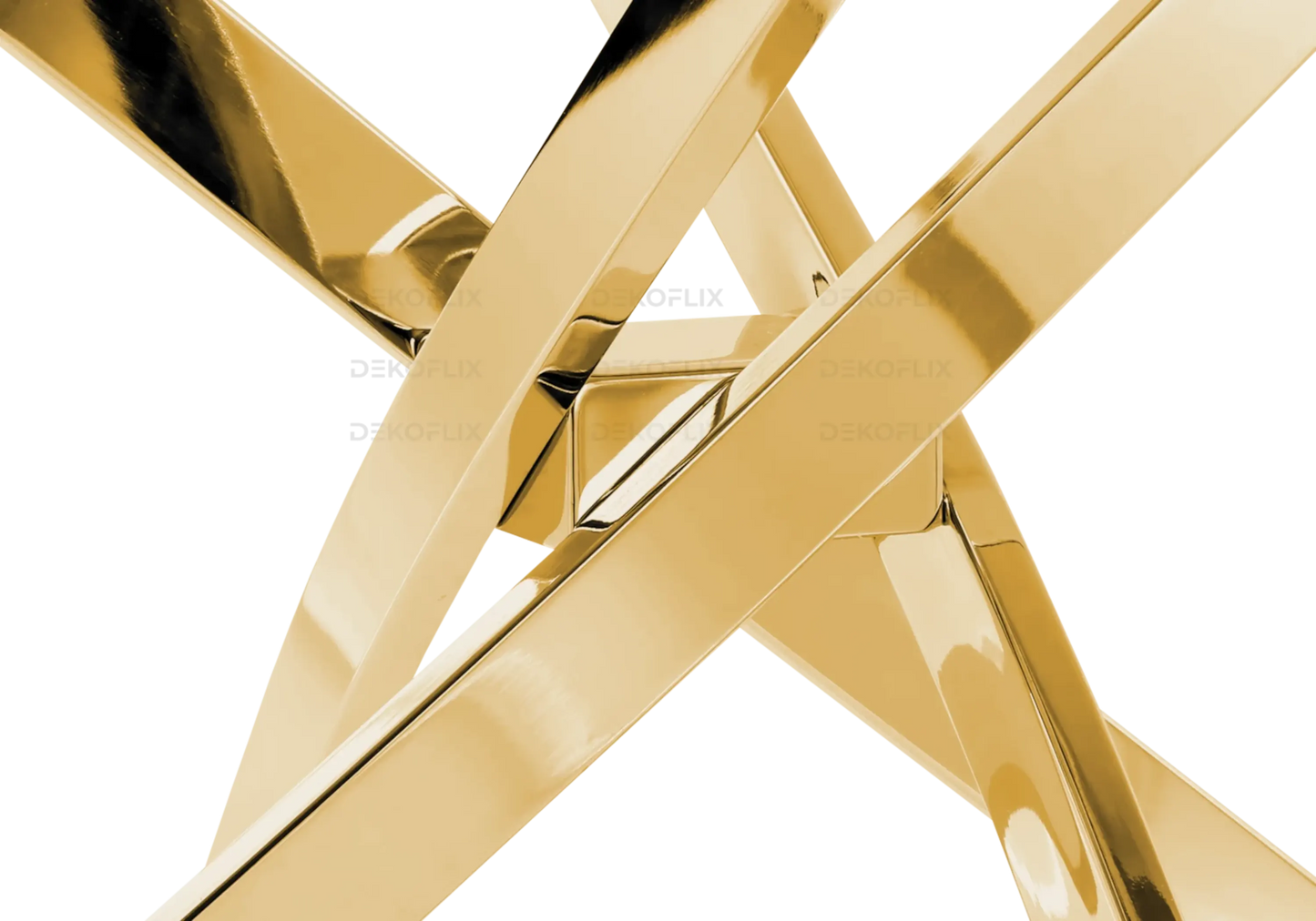 Table ronde dorée marbre beige JOY New Design