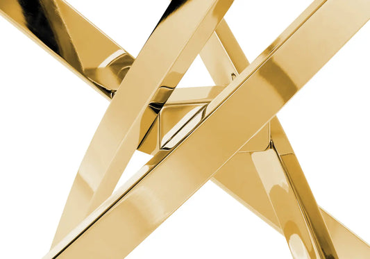 Table ronde marbre noir dorée JOY New Design