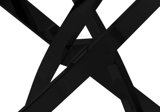 Table ronde noire marbre gris JOY New Design