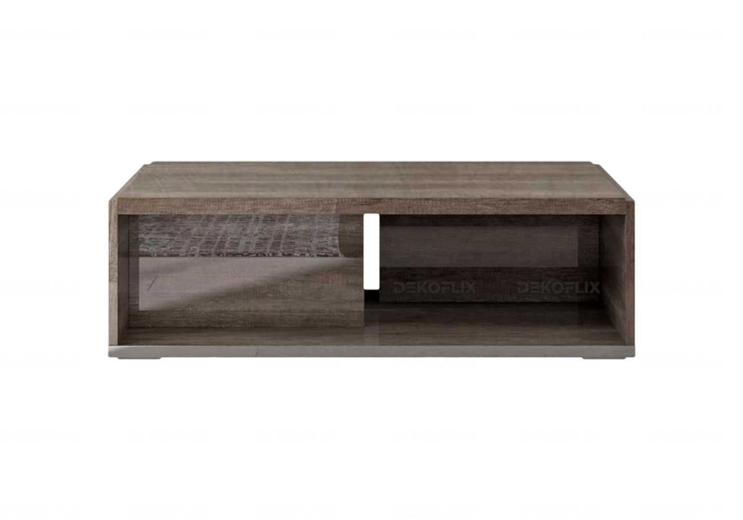 Table Basse Chêne Nostalgique Salon Design - Collection Medea - DEKOFLIX