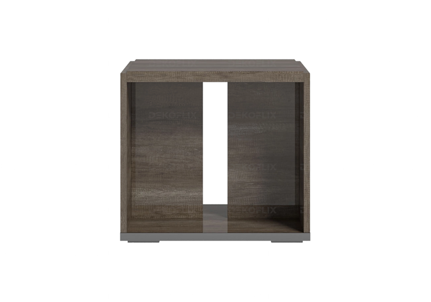 Table d’Appoint Chêne Nostalgique Élégante Medea – Table de Salon - DEKOFLIX