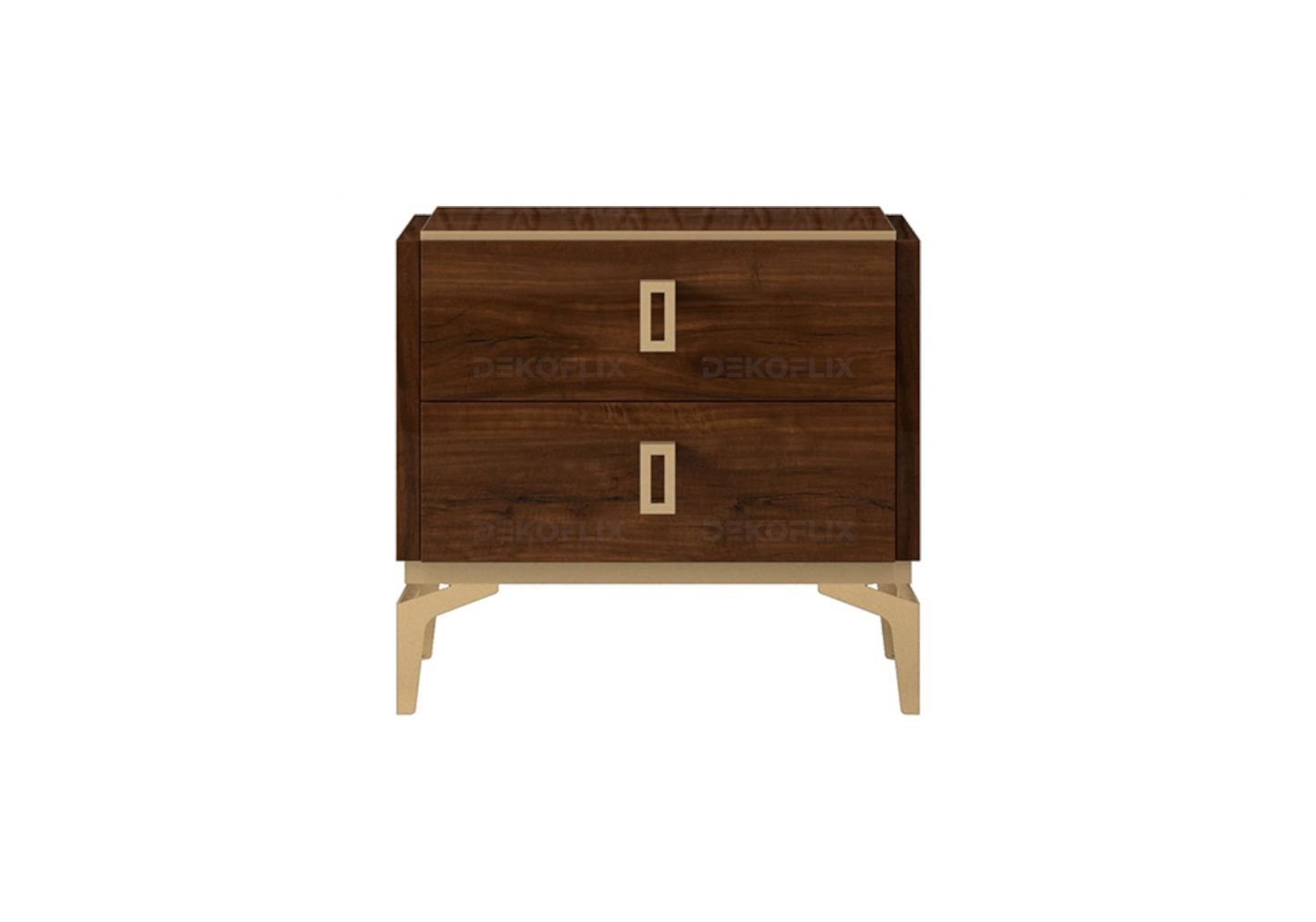 Table de Chevet Bois Noyer Élégante – Eva