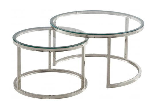 Tables gigognes verre trempé OREA New Design