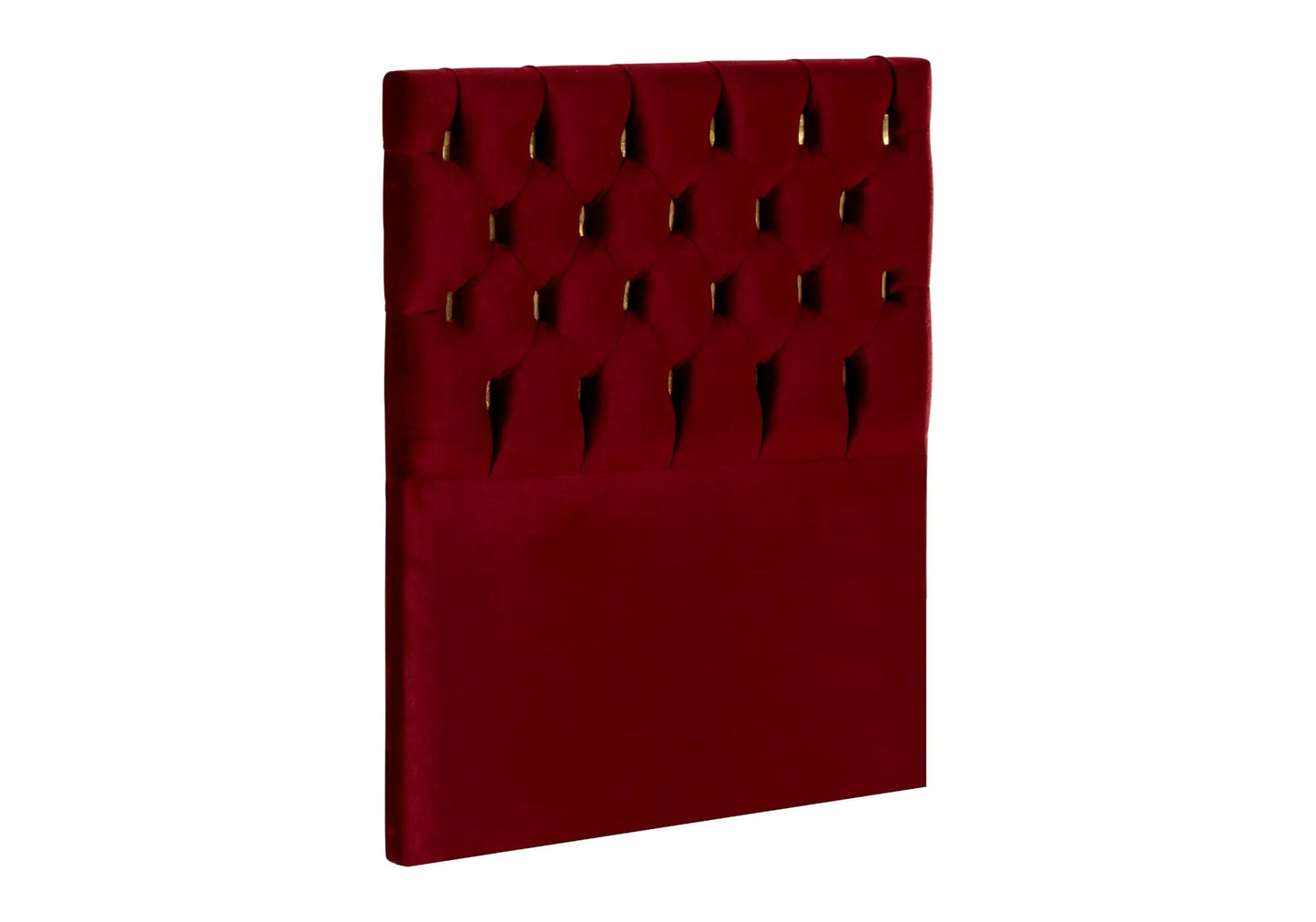 Tête de lit capitonnée velours bordeaux SERRA kelekci.com
