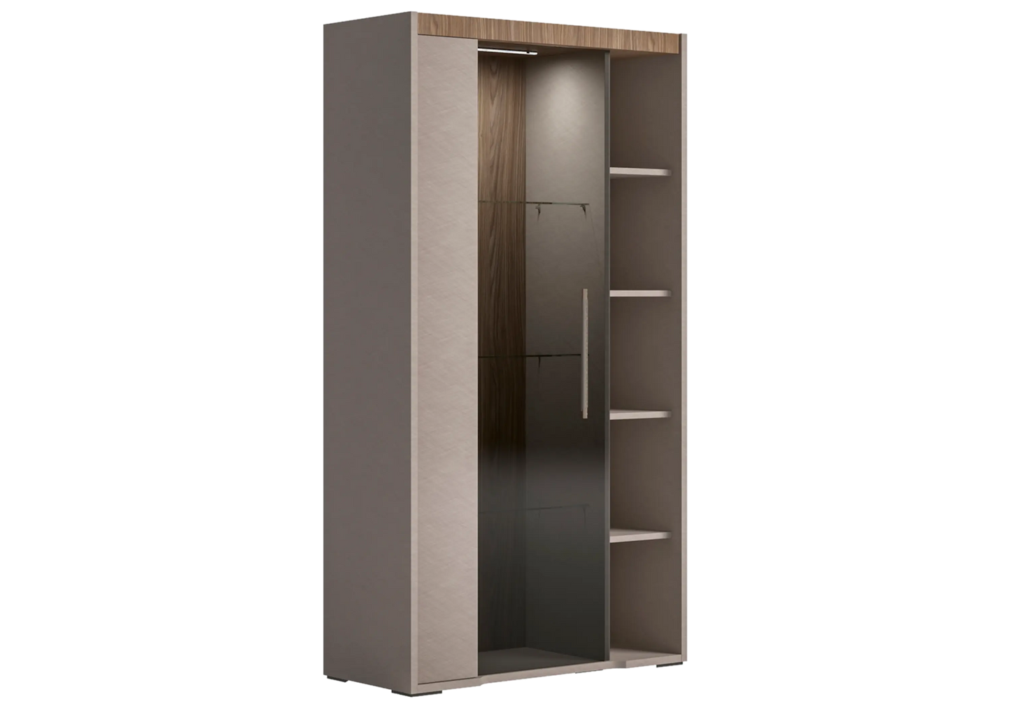 Vitrine Nora Élégante avec LED – Collection Nora Status