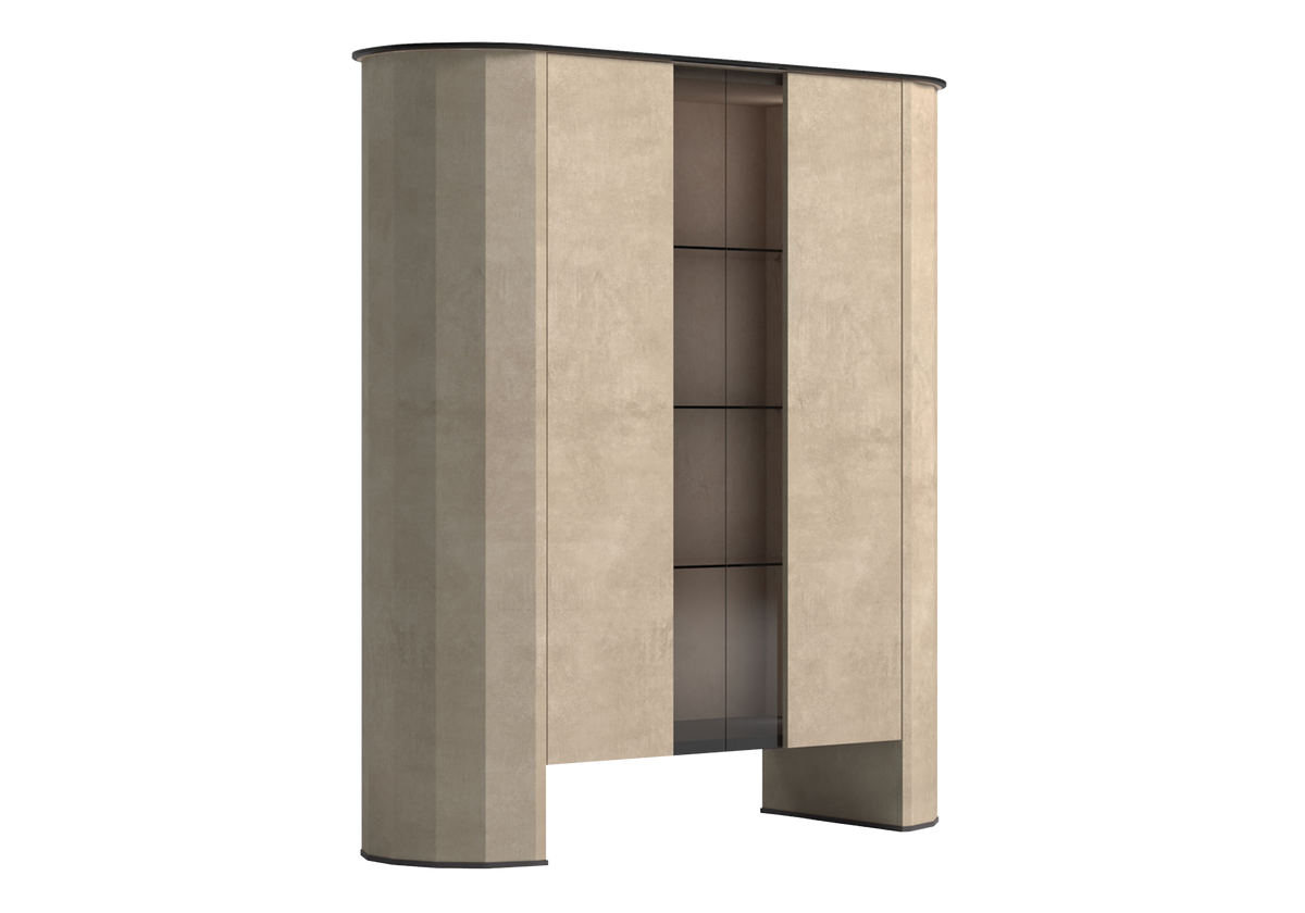 Vitrine design italien effet pierre – Dune