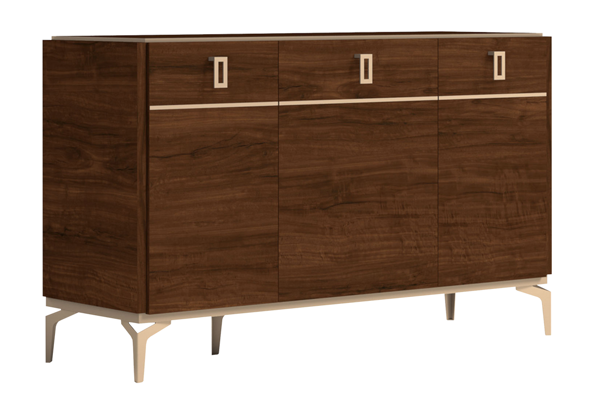 Buffet 3 portes noyer – Eva