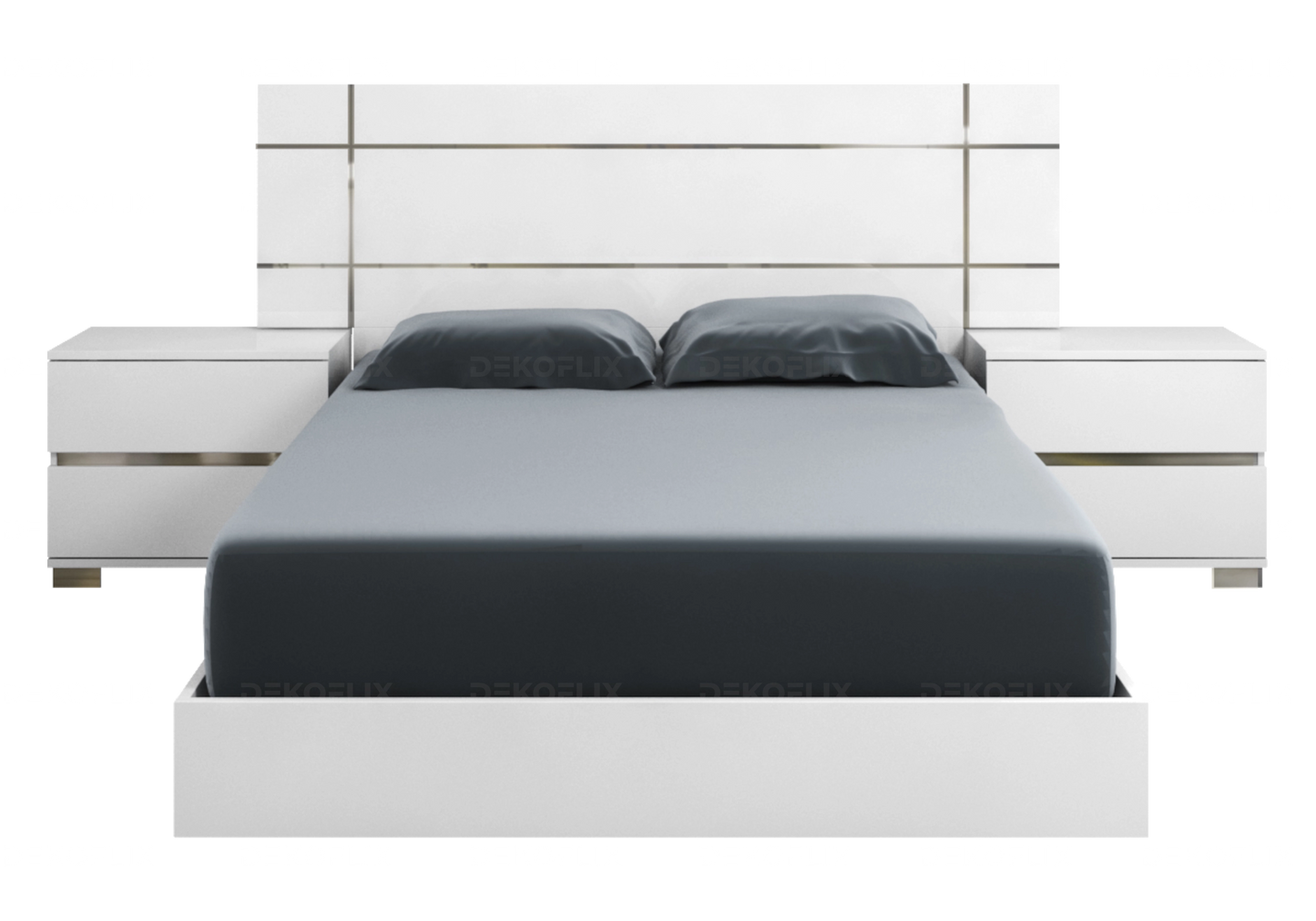 Lit Dream Blanc – Design blanc épuré et luxe pour votre chambre - DEKOFLIX
