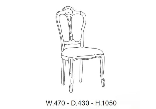 chaises laqué beige GRETA (Lot de 2) Italian TM