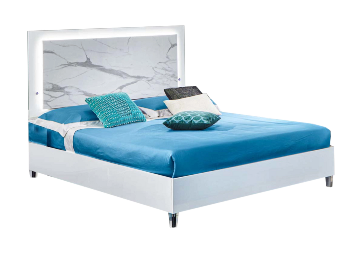 Chambre complète marbre blanc moderne – CRISTAL