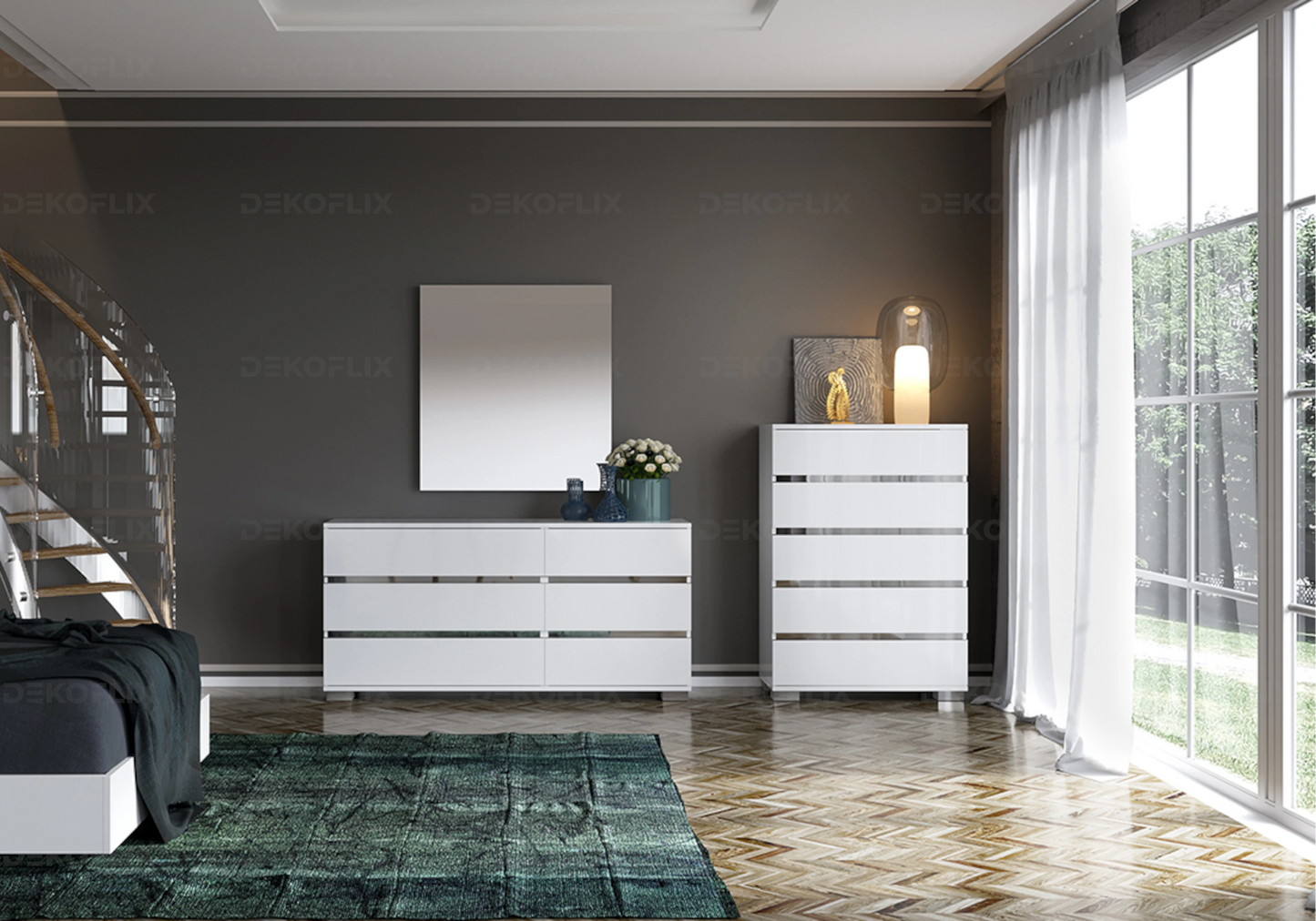 Dream - Miroir de Chambre Design - Élégance et Lumière - Italy