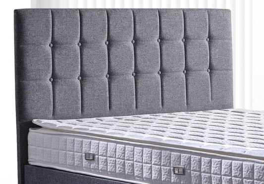 Lit coffre complet avec matelas tête de lit - STAR