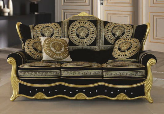 Canapé baroque doré versace DIANA