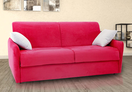 Canapé lit rapido modulable rouge SYLLA