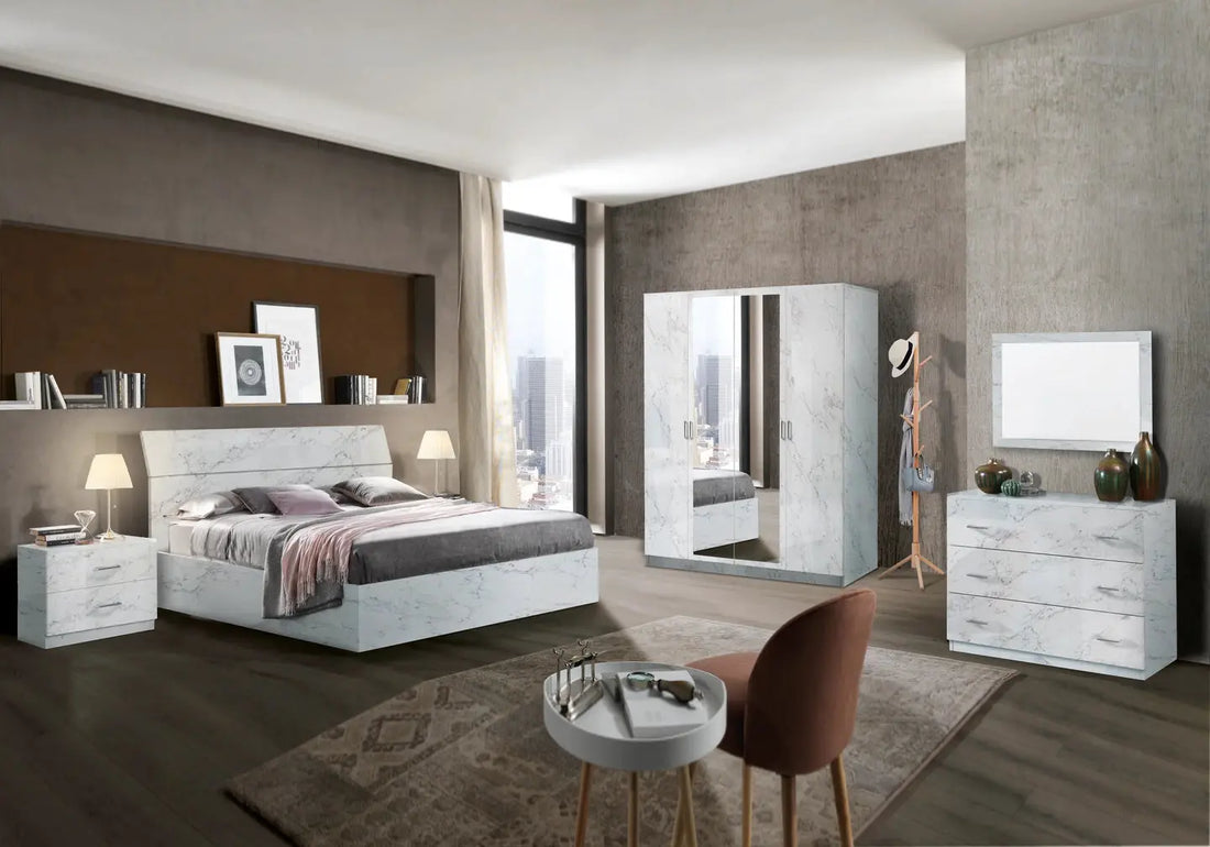 Table basse carrée verre blanc pied doré – NEO